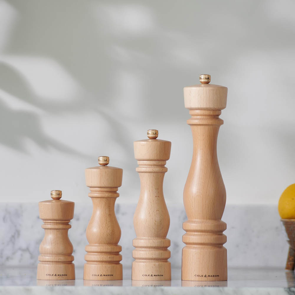 Cole & Mason London pepperkvern 13 cm bøk