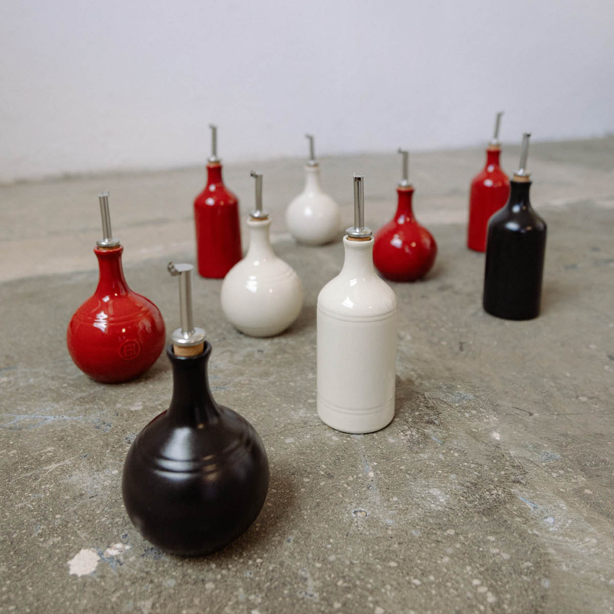 Emile Henry Flaske eddik 0,4L rød