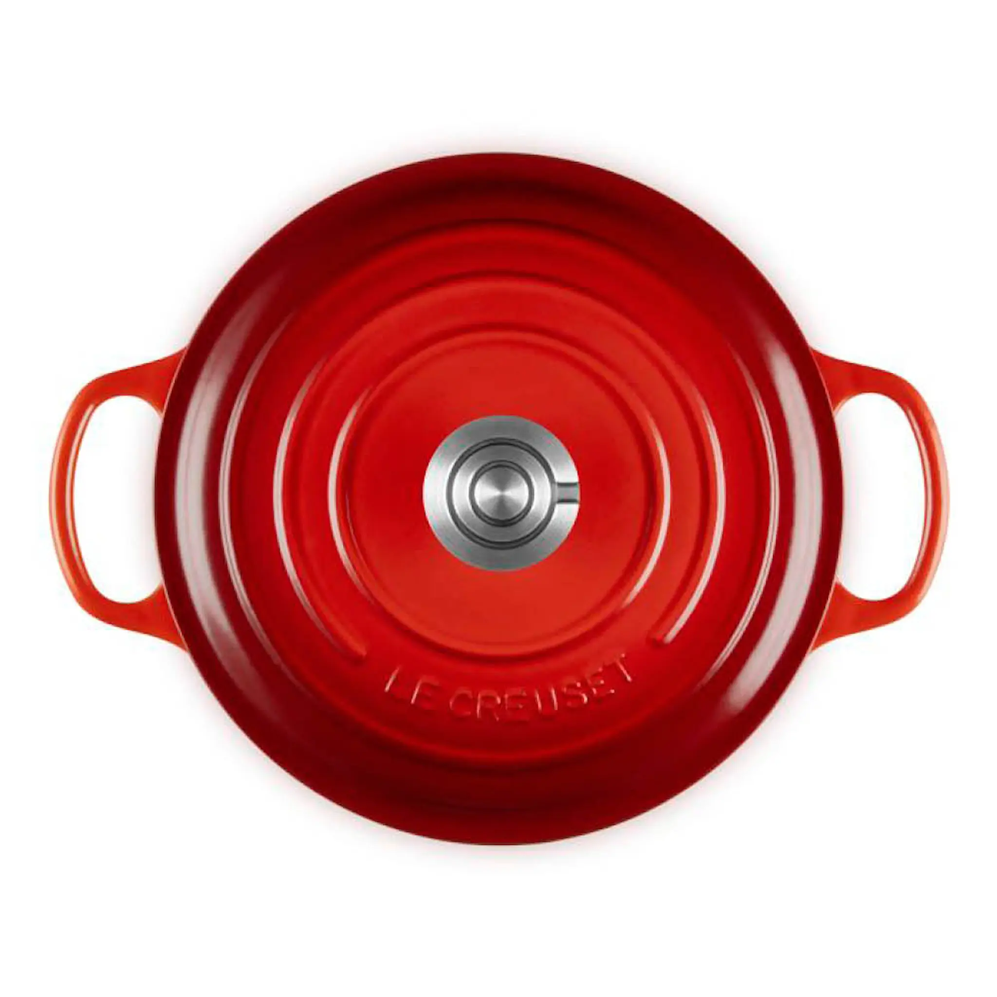 Le Creuset Signature gjutjärnsgryta rund 4,2L 24 cm cerise/crucible knob