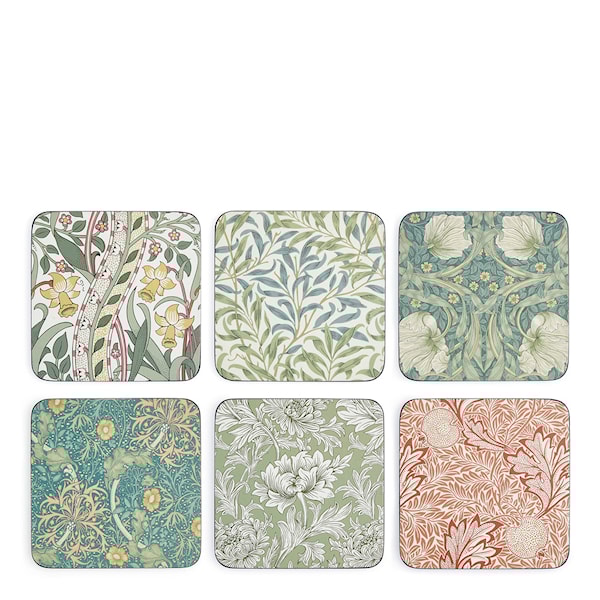 Morris & Co Glasunderlägg Mix & Match 6-pack