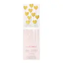 Love tårtdekoration hjärtan guld 10-pack