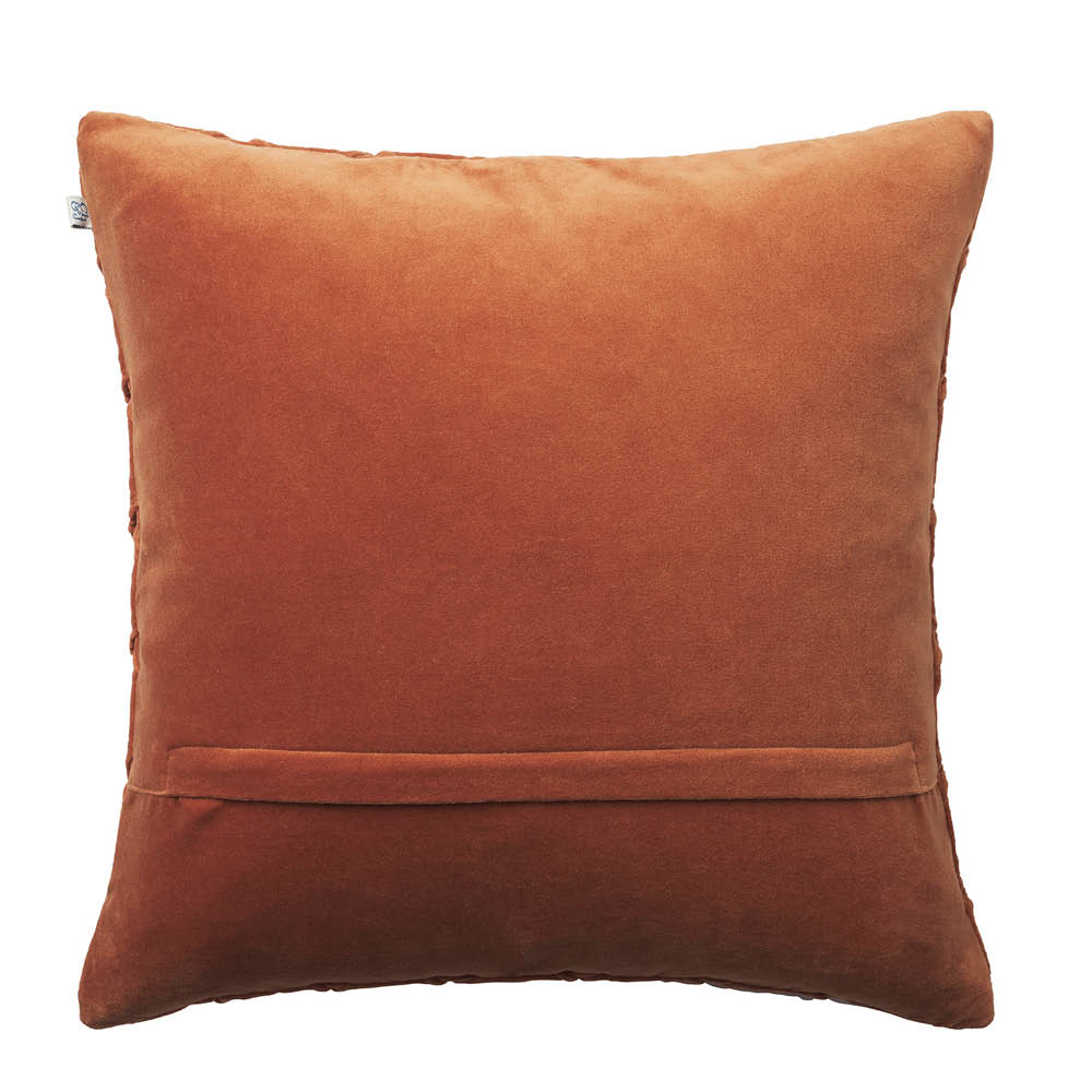Chhatwal & Jonsson Roma putetrekk velur 50x50 cm Terracotta/Forest Green