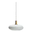 Fort taklampa 42 cm antik mässing/off-white