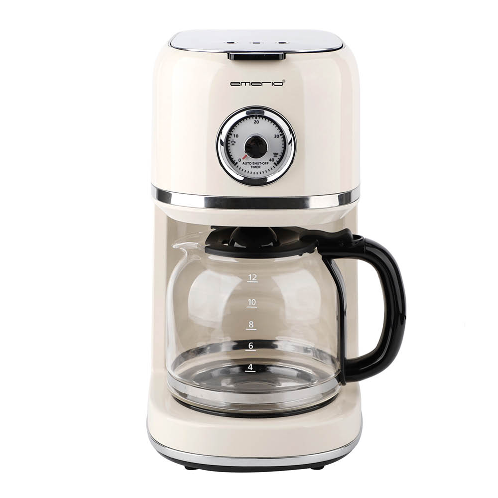 EMERIO Retro Kahvinkeitin 1,5 L Beige