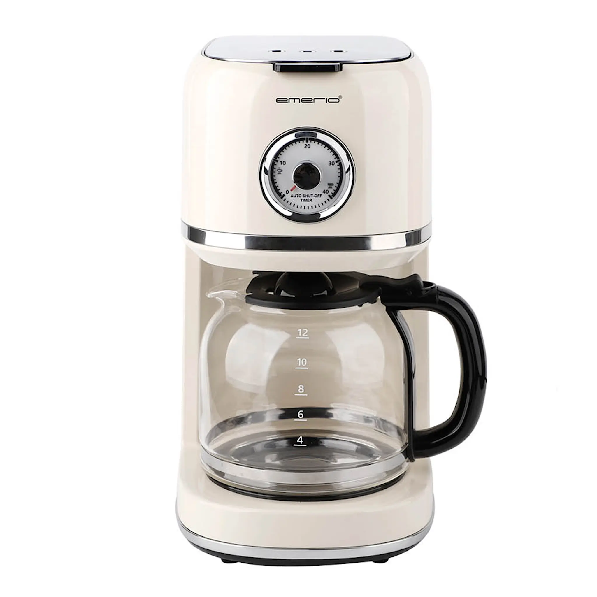 EMERIO Retro Kahvinkeitin 1,5 L Beige