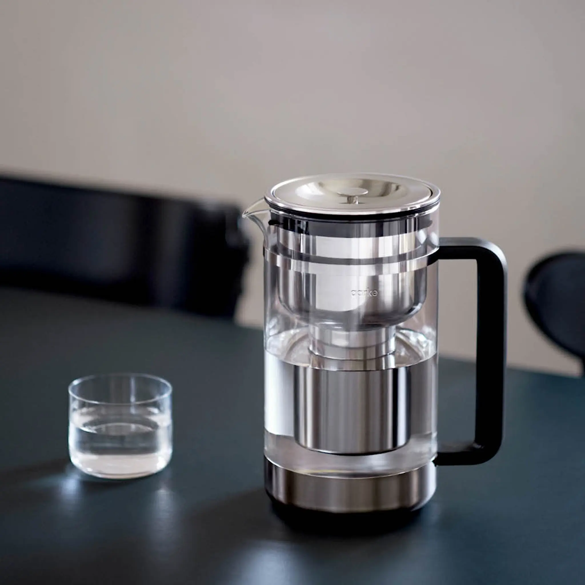 Aarke Purifier vattenfilterkanna 1,66 L klart glas/stål