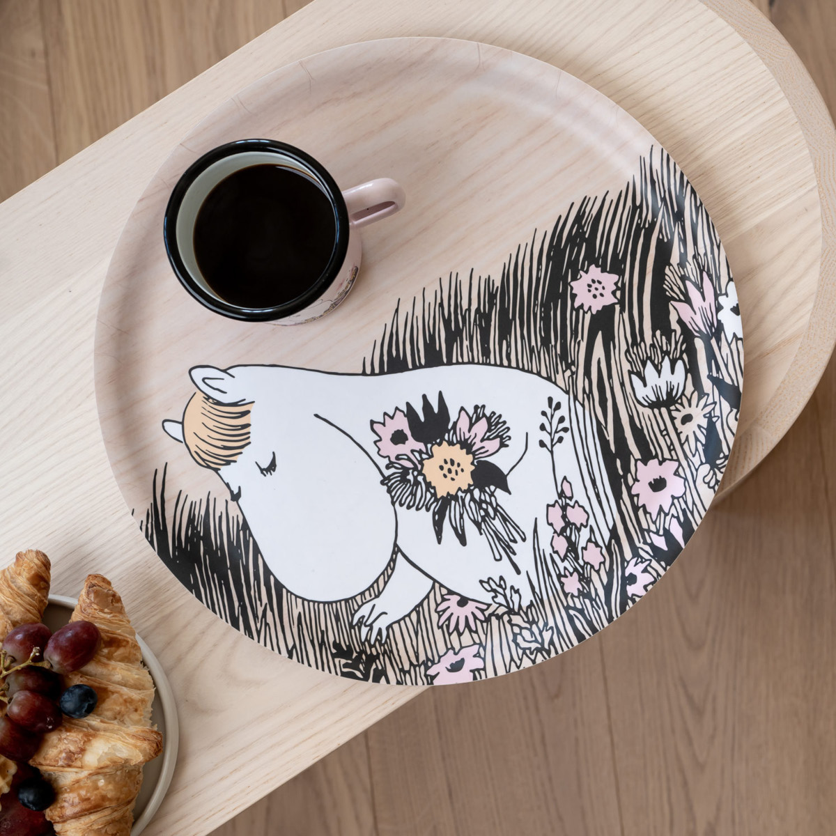 Muurla Muumi Tarjotin 35x35 cm Kesäyö