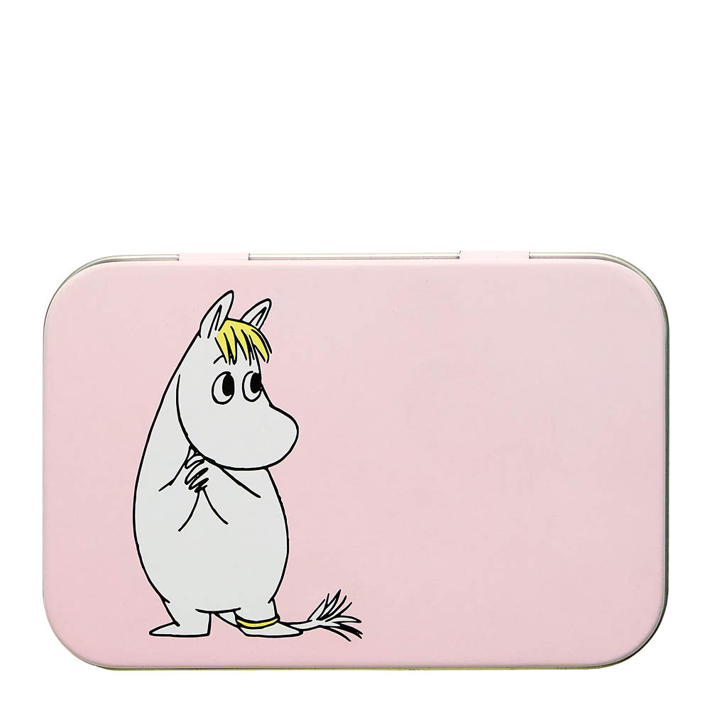 Muurla Muumi Peltipurkki niiskuneiti 10x6,5 cm Vaaleanpunainen