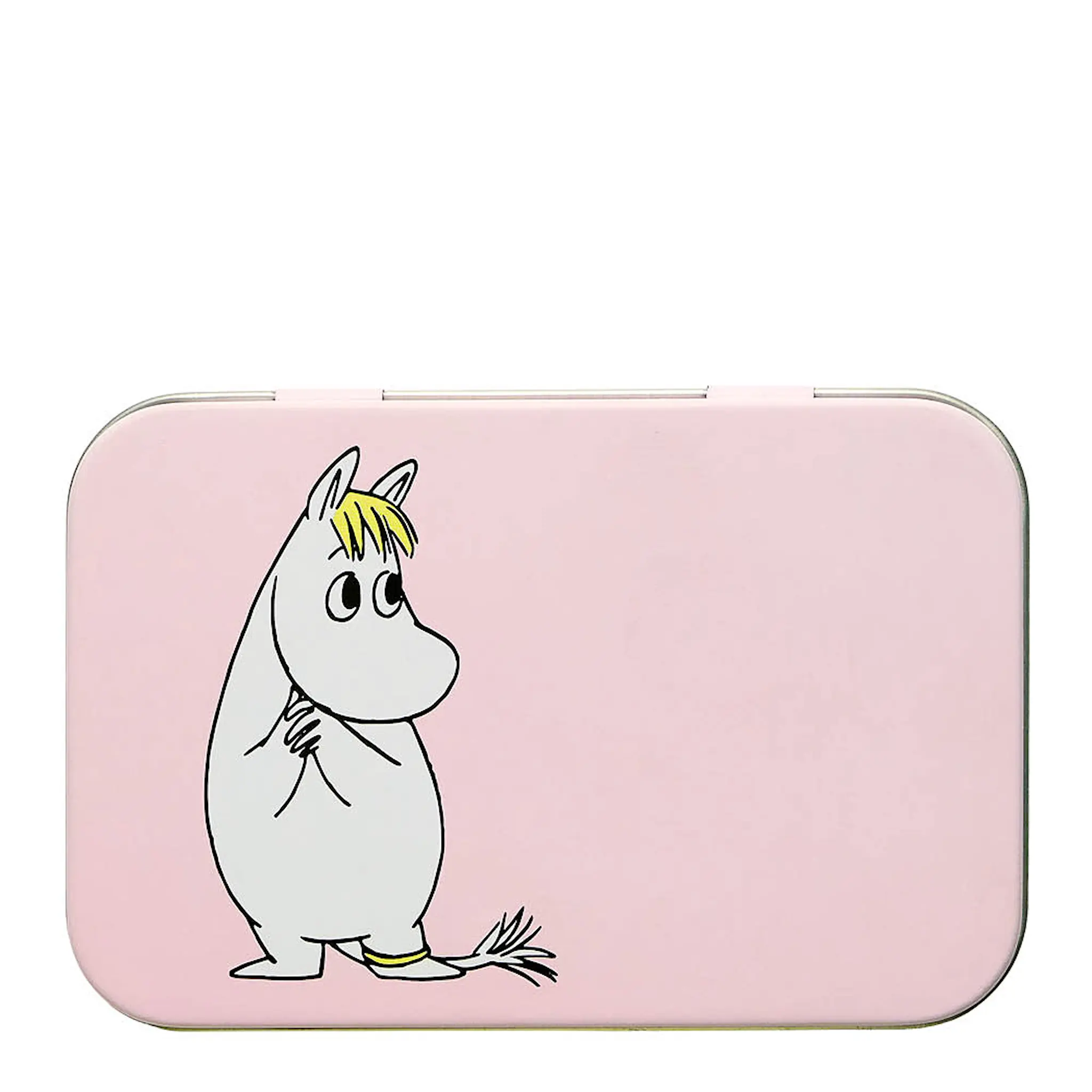 Muurla Muumi Peltipurkki niiskuneiti 10x6,5 cm Vaaleanpunainen