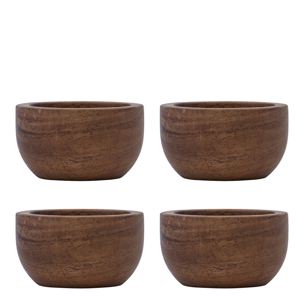 House Doctor - Wood Munakuppi 5x3 cm 4 kpl