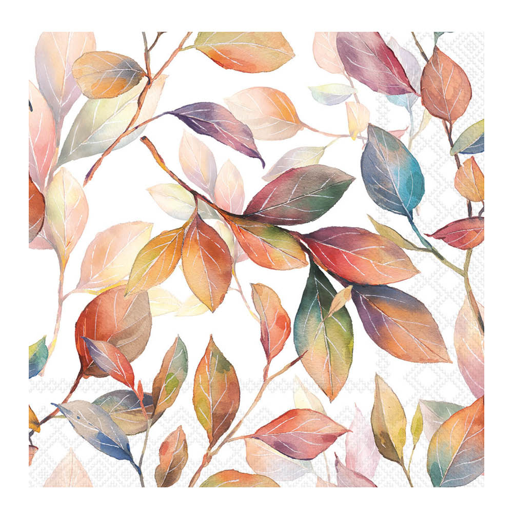Ambiente Servett 33x33 cm 20-pack Colourful Leaves
