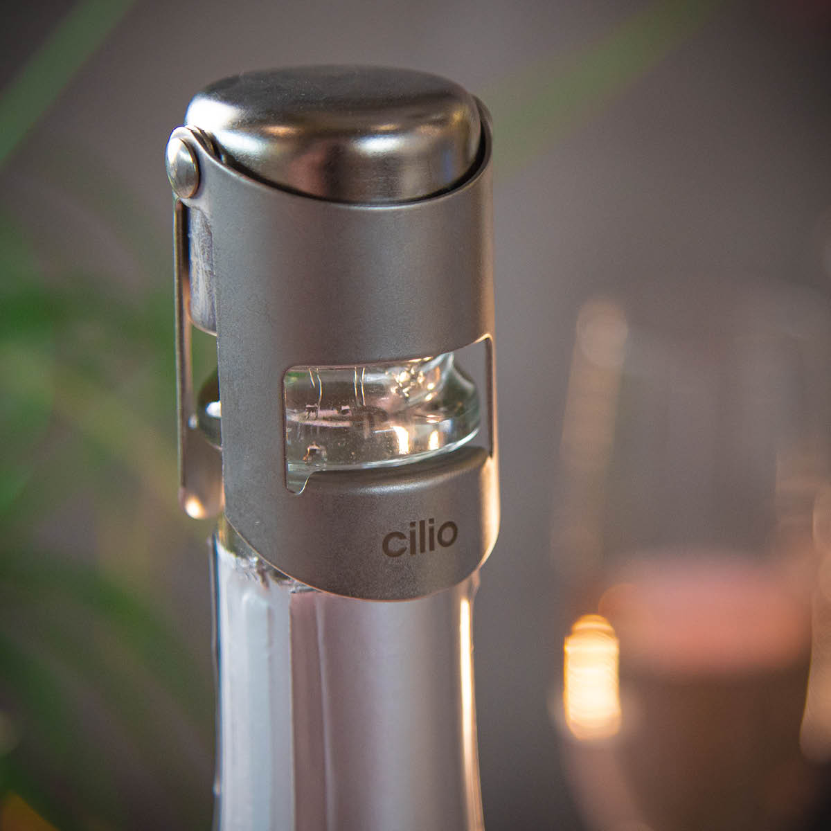Cilio Champagnekork 5,5 cm stål
