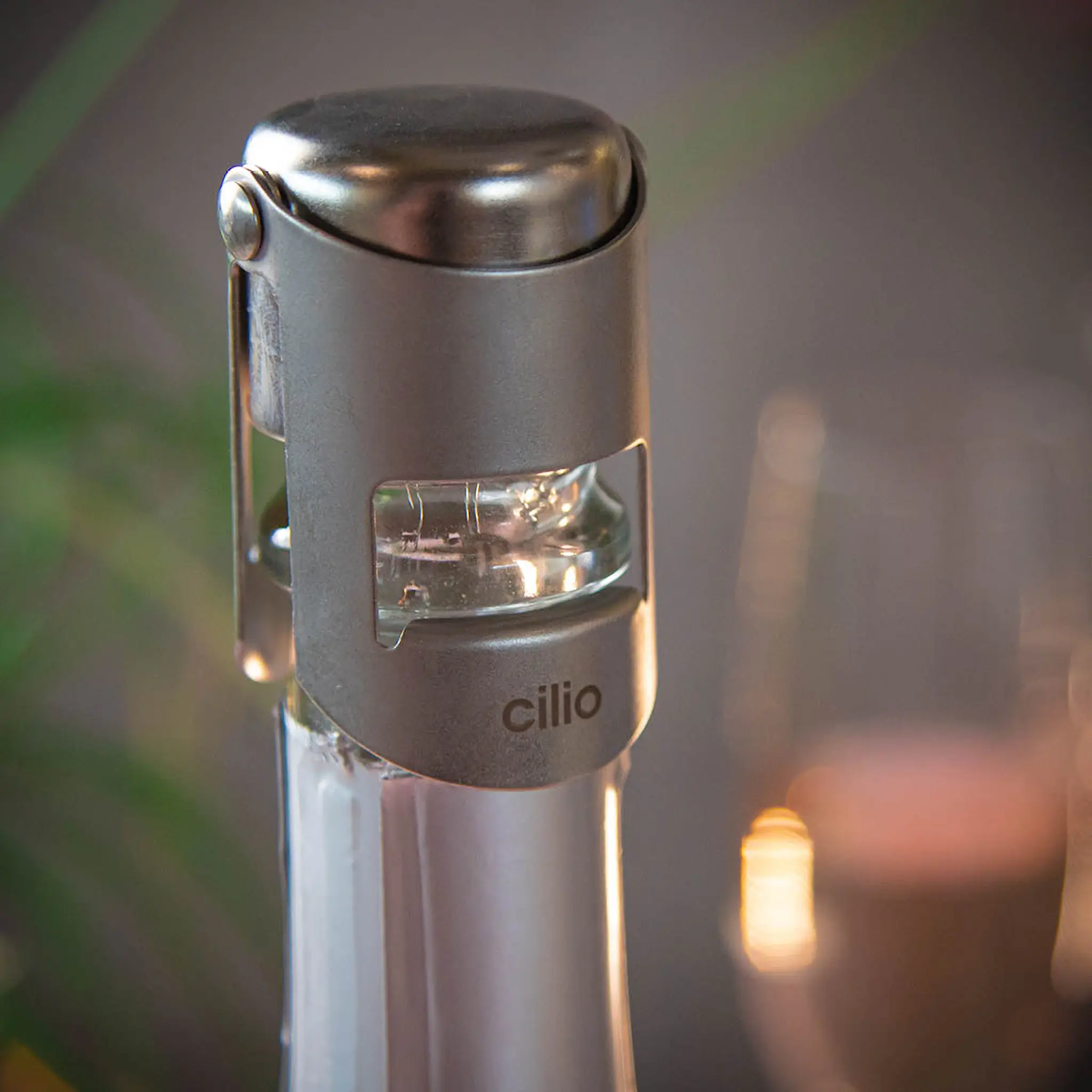 Cilio Champagnekork 5,5 cm stål
