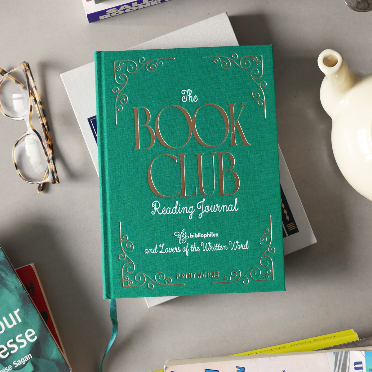 Printworks Läsdagbok The Book Club 25,4x18,3 cm multi