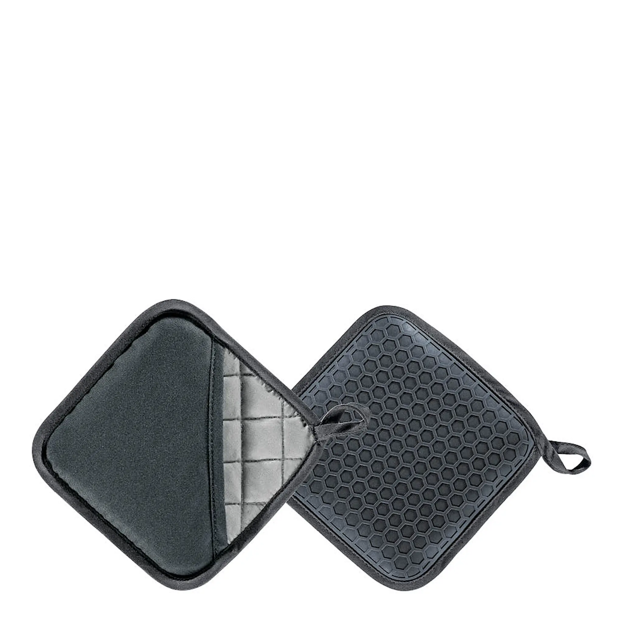 Küchenprofi Joy gryteklut 19x19 cm 2 stk svart