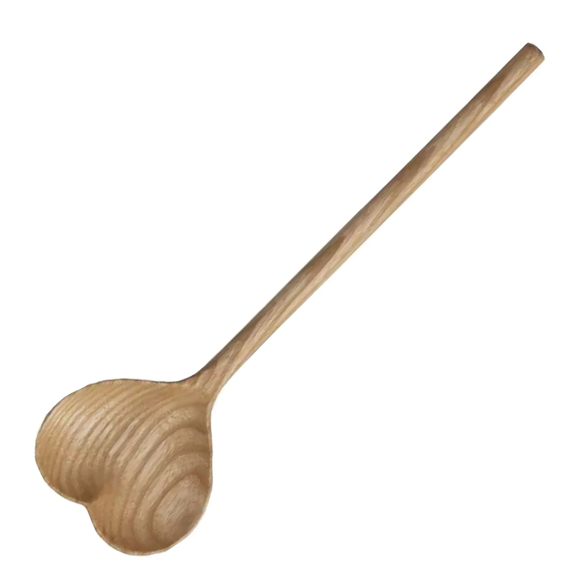 Sögne Home Melker serveringssked hjärta 30 cm ljust trä