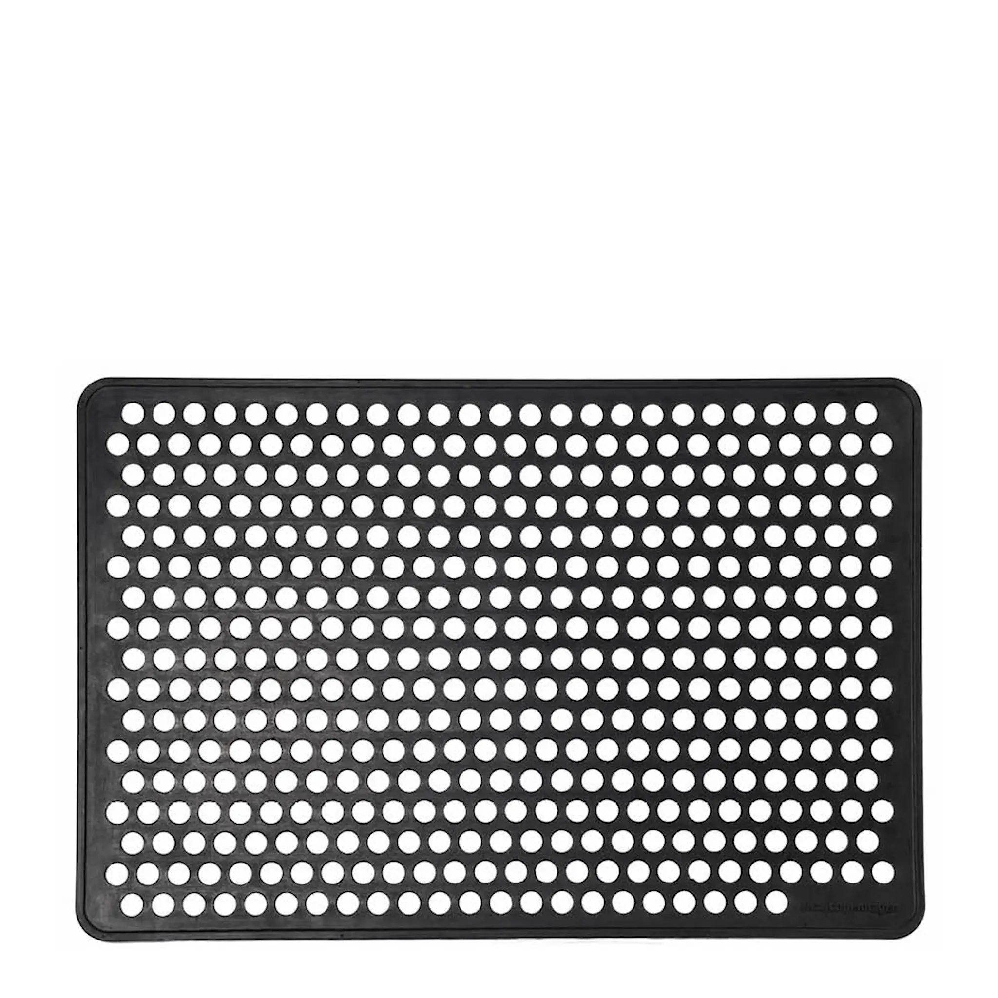 Tica Copenhagen Dot dörrmatta gummi 90x60 cm svart