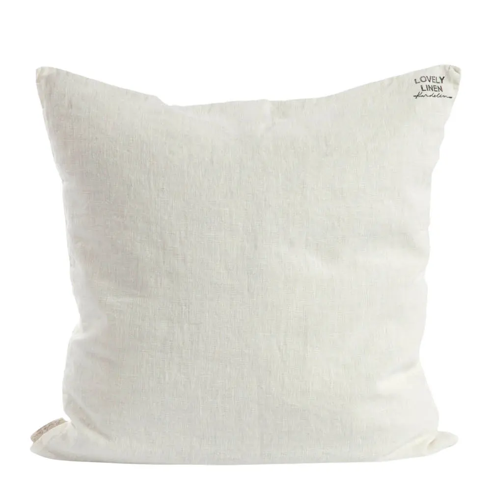 Lovely putetrekk lin 50x50 cm Off-White