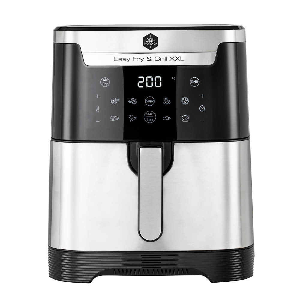 OBH Nordica - Easy Fry & Grill XXL Airfryer 6,5 L 2-in-1 Hopea