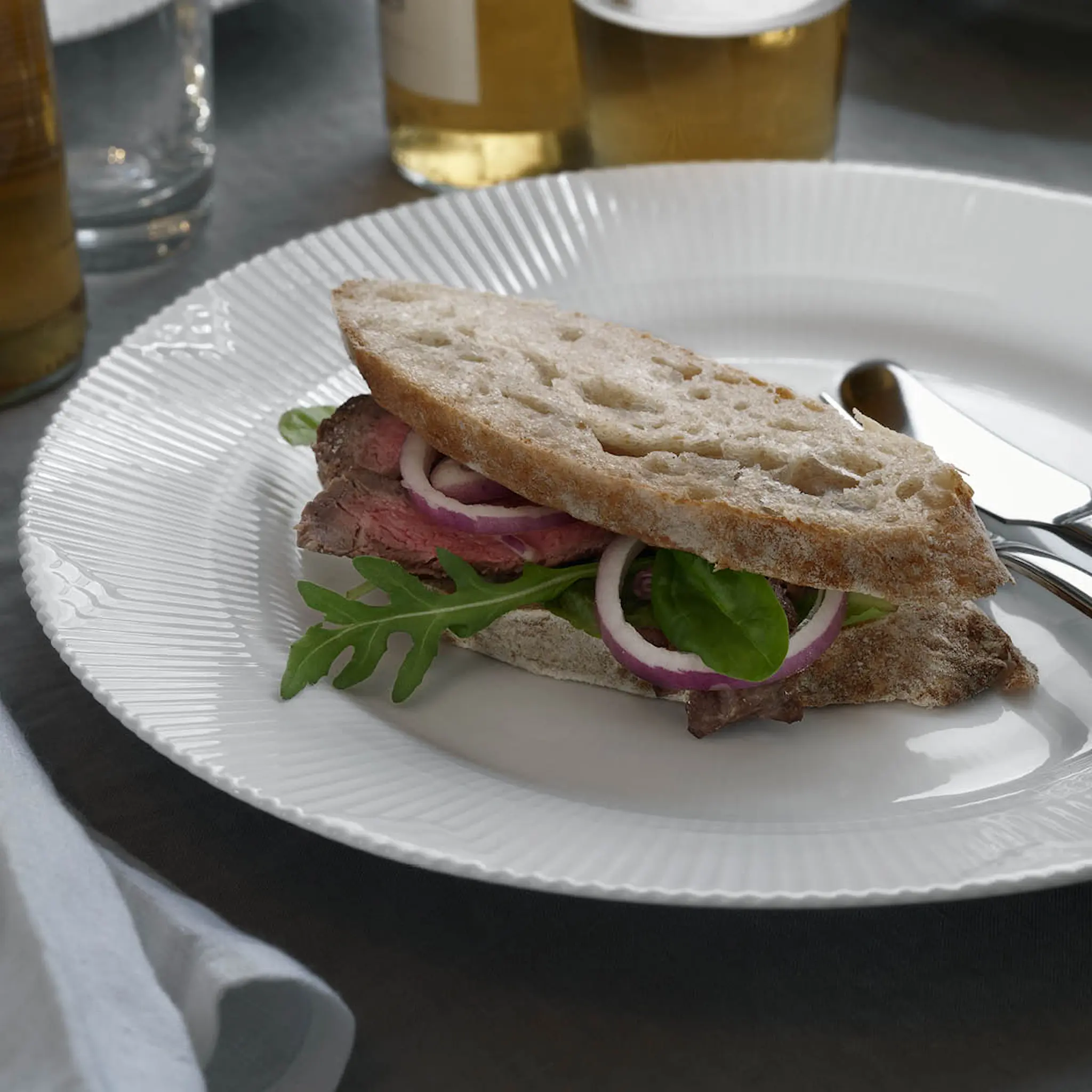 Royal Copenhagen White Elements Lautanen 28 cm