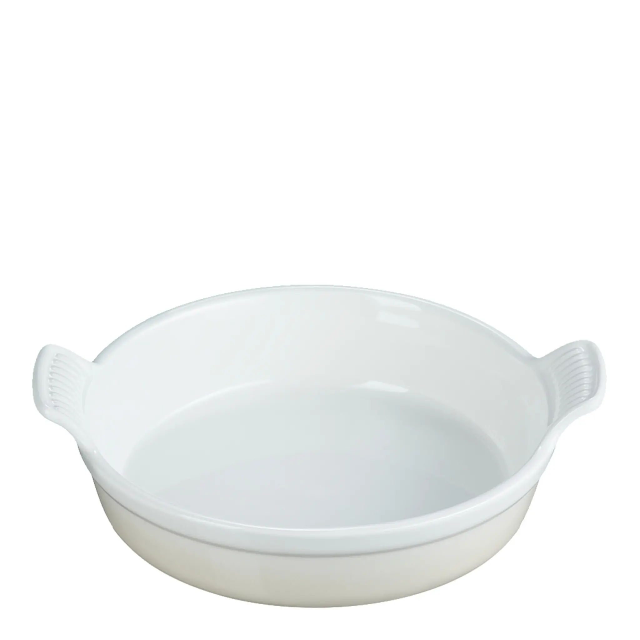 Le Creuset Heritage Fat Runt 24 cm Meringue