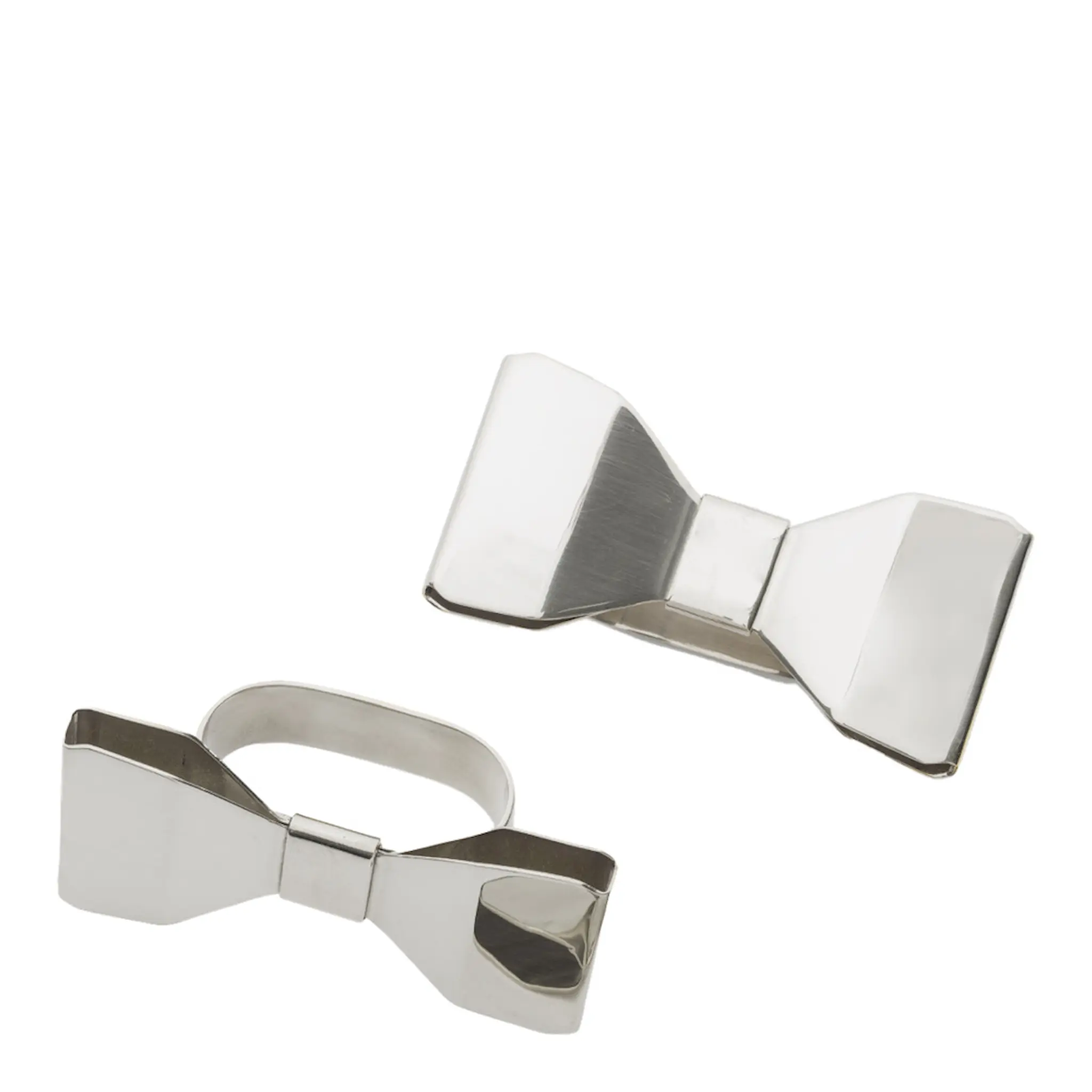Klong Bowie Servettringar 2-pack Stål