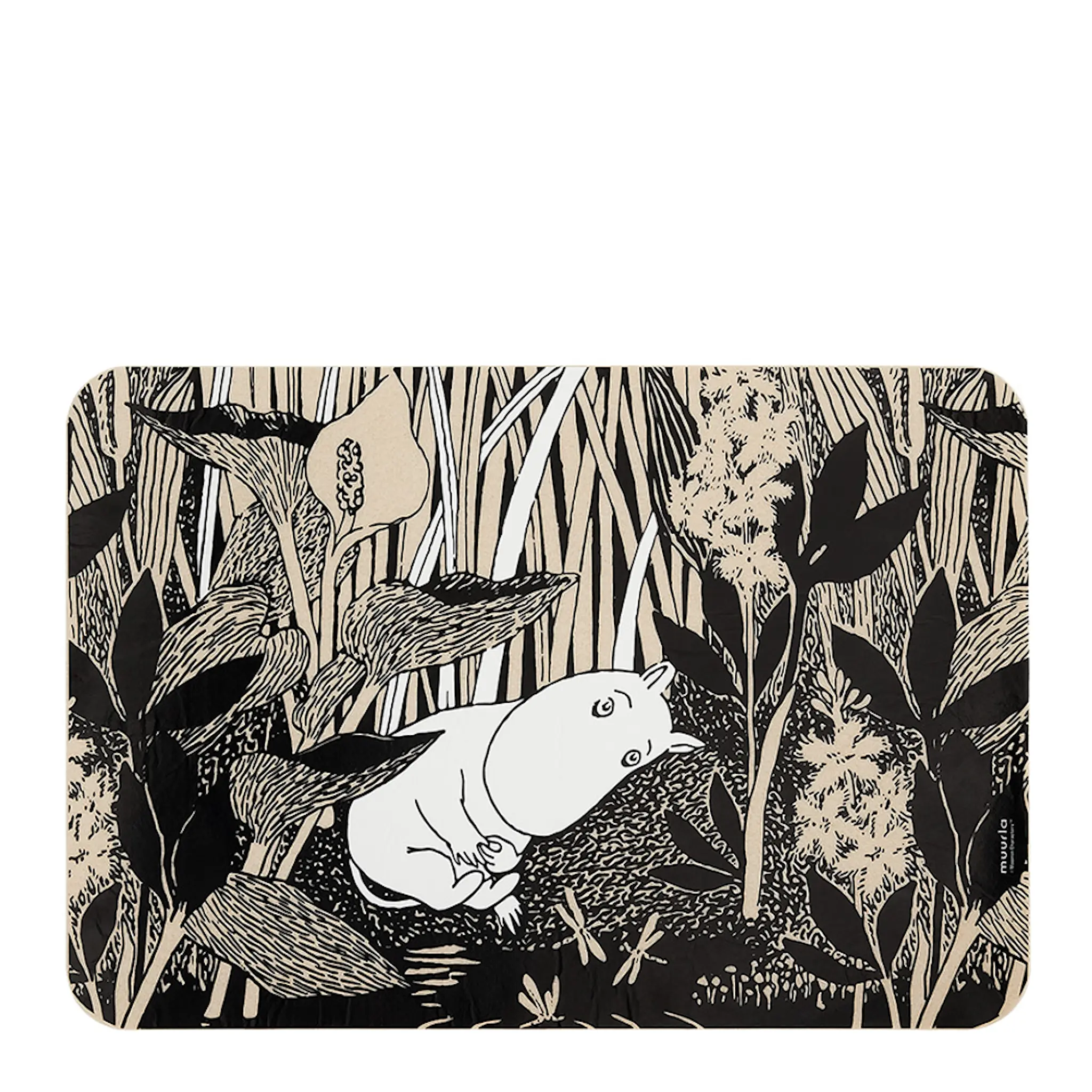 Muurla Mumin bordstablett 30x45 cm dammen