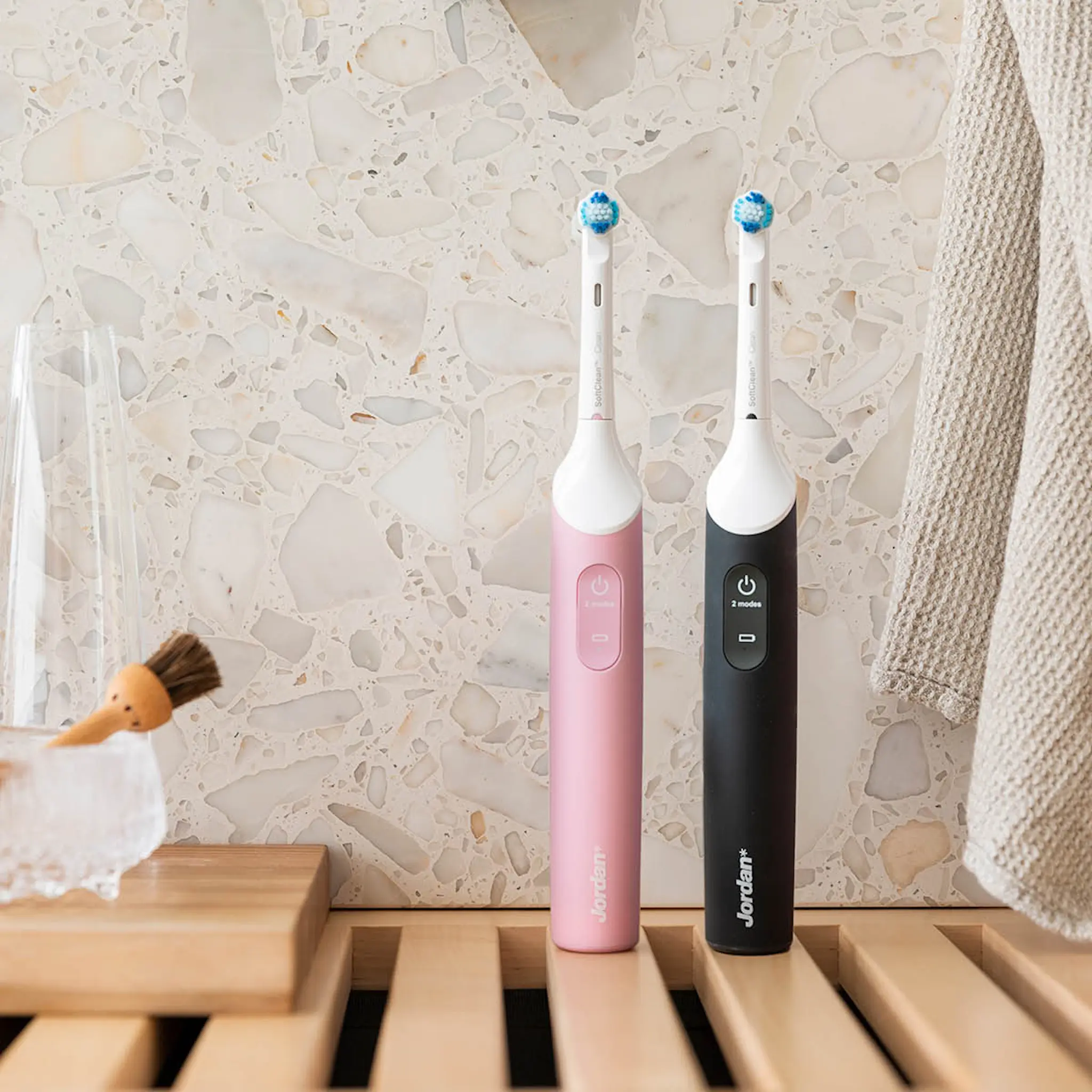 Jordan Clean Smile Plus eltandborste TBX-300P rosa