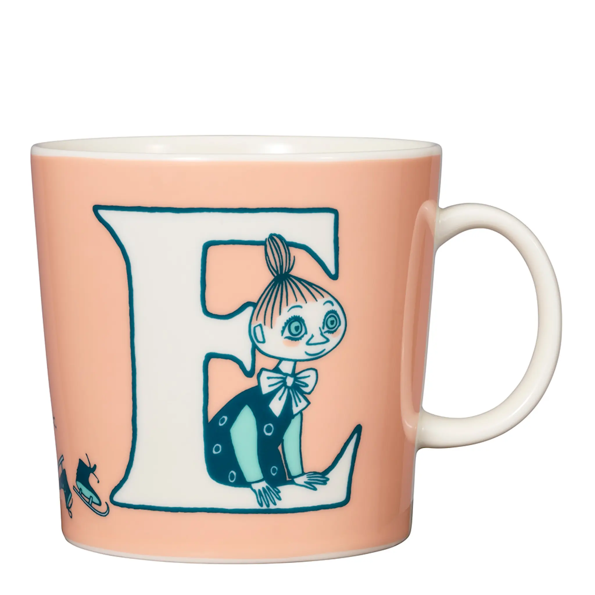 Moomin Arabia Muminmugg bokstav E 40 cl persika