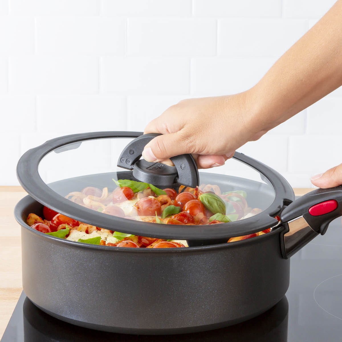 Tefal Ingenio glaslock 18 cm