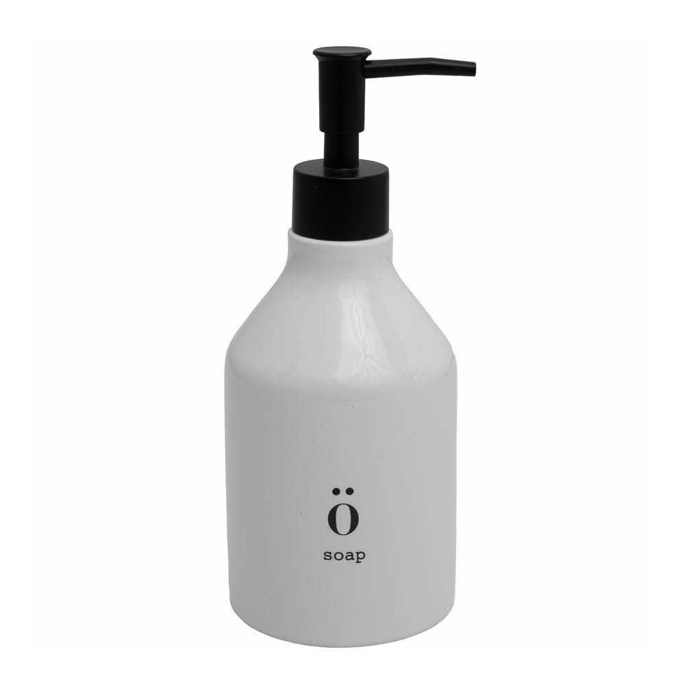 Sögne Home Tvålpump vit och svart