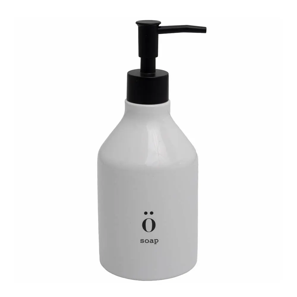 Saippuapumppu Valkoinen/Musta