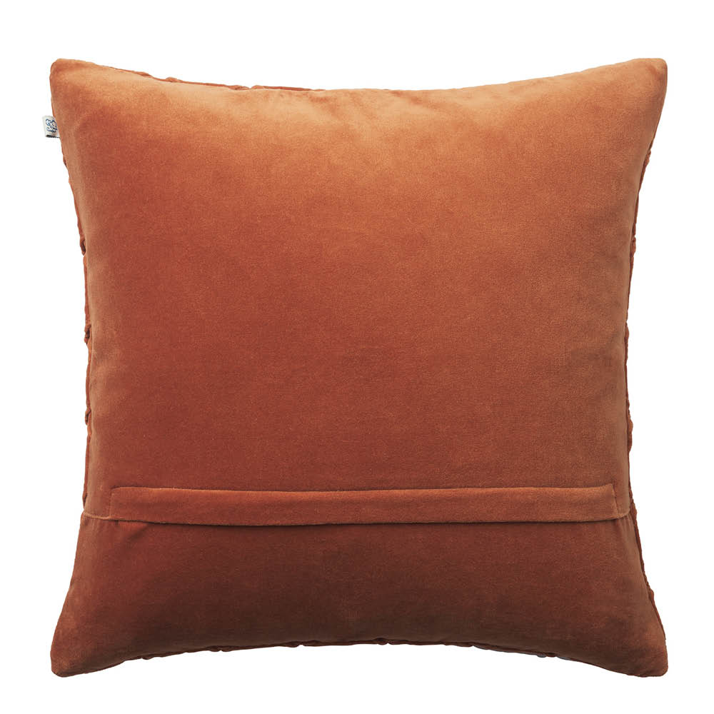 Chhatwal & Jonsson Deva kuddfodral sammet 50x50 cm Terracotta