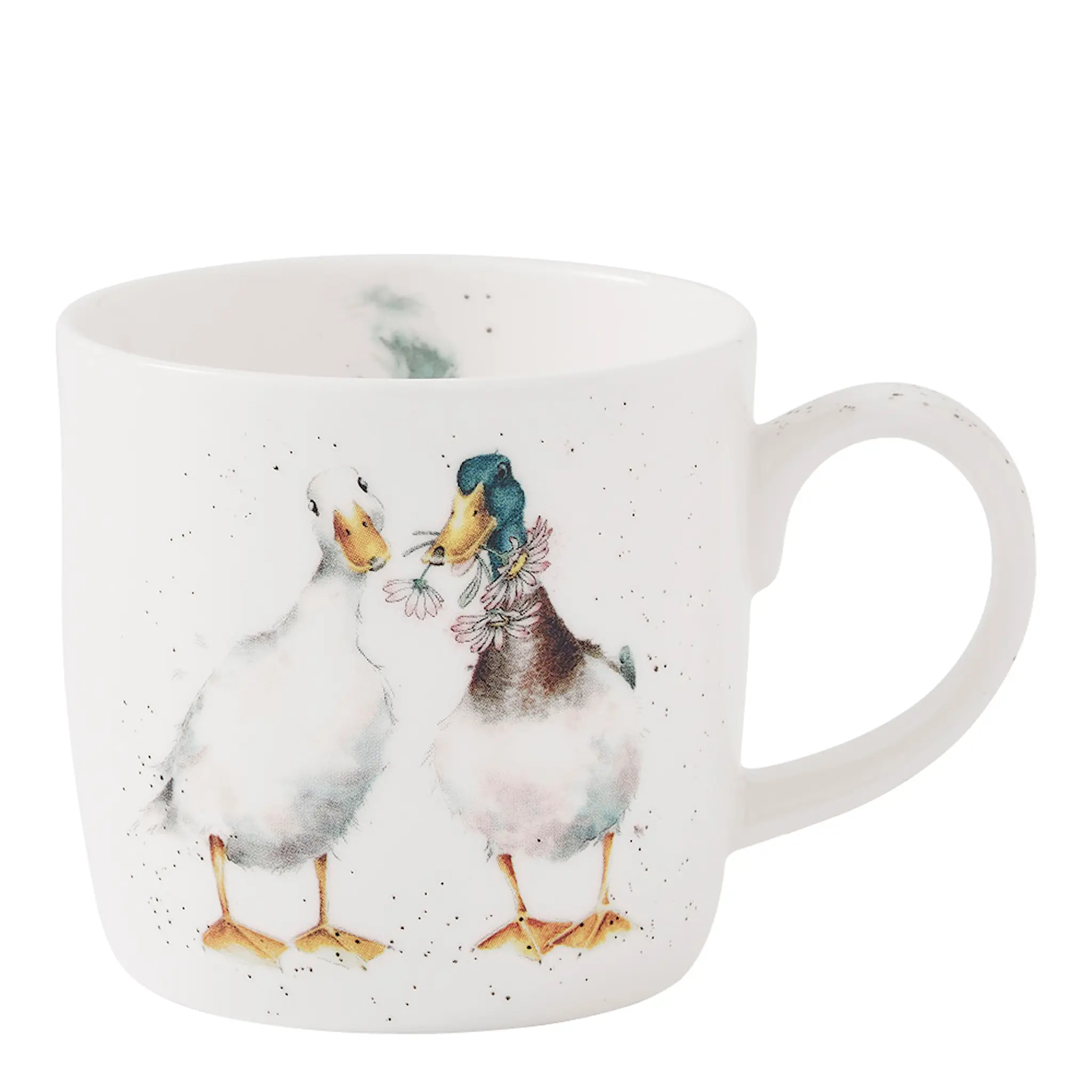 Royal Worcester Wrendale mugg 31 cl duck love