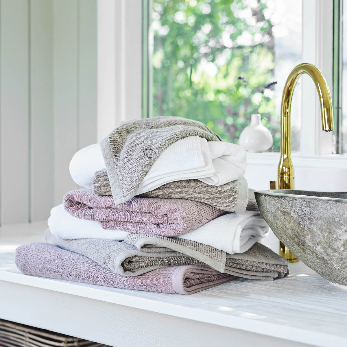 Lene Bjerre Molli Käsipyyhe 50x30 cm Valkoinen