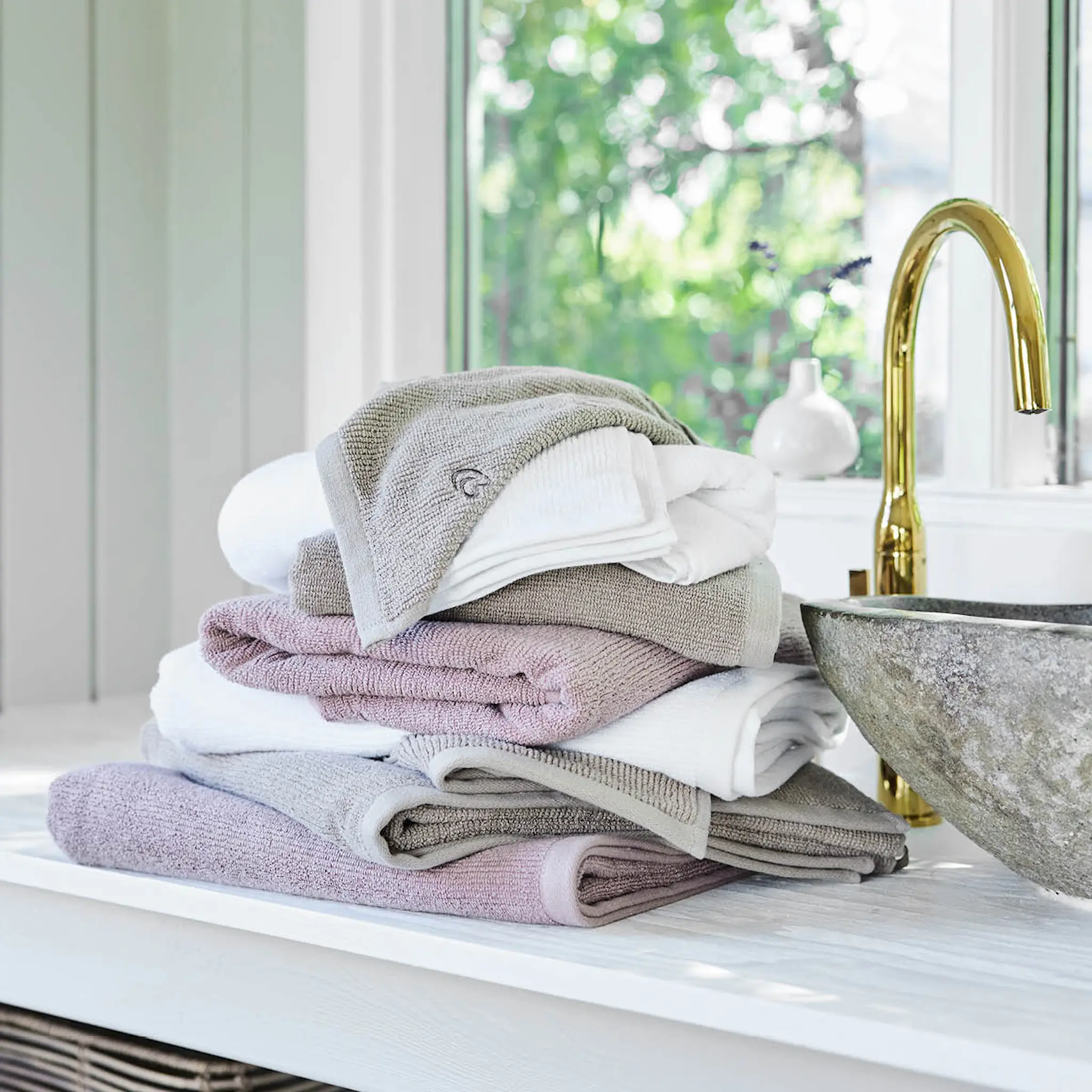 Lene Bjerre Molli Käsipyyhe 50x30 cm Valkoinen