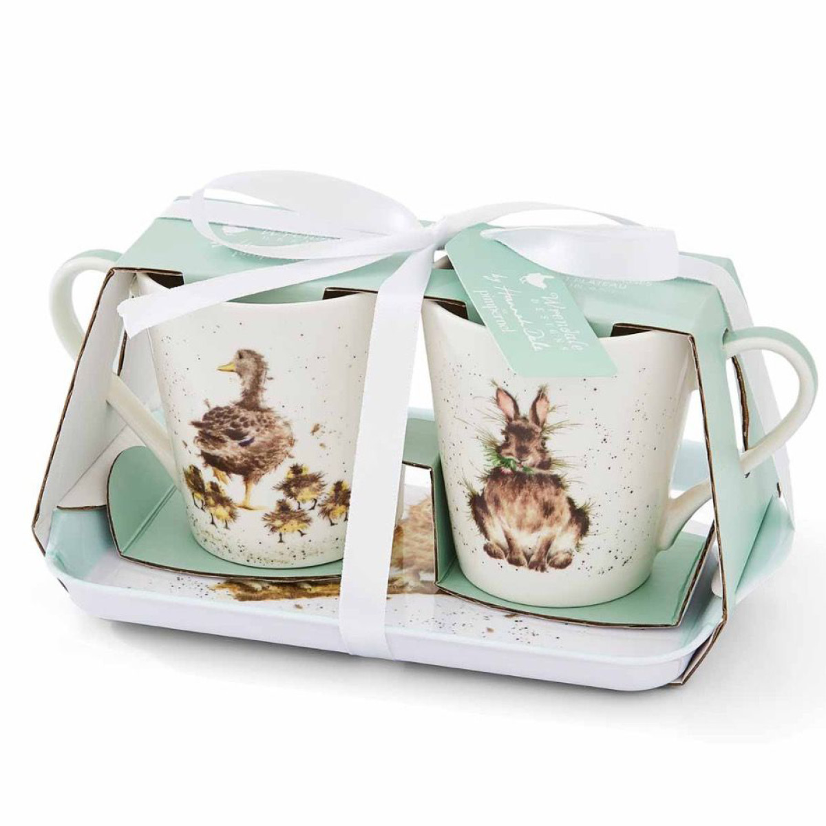 Wrendale Design Kopp & brettsett 18 cl 21x14 cm