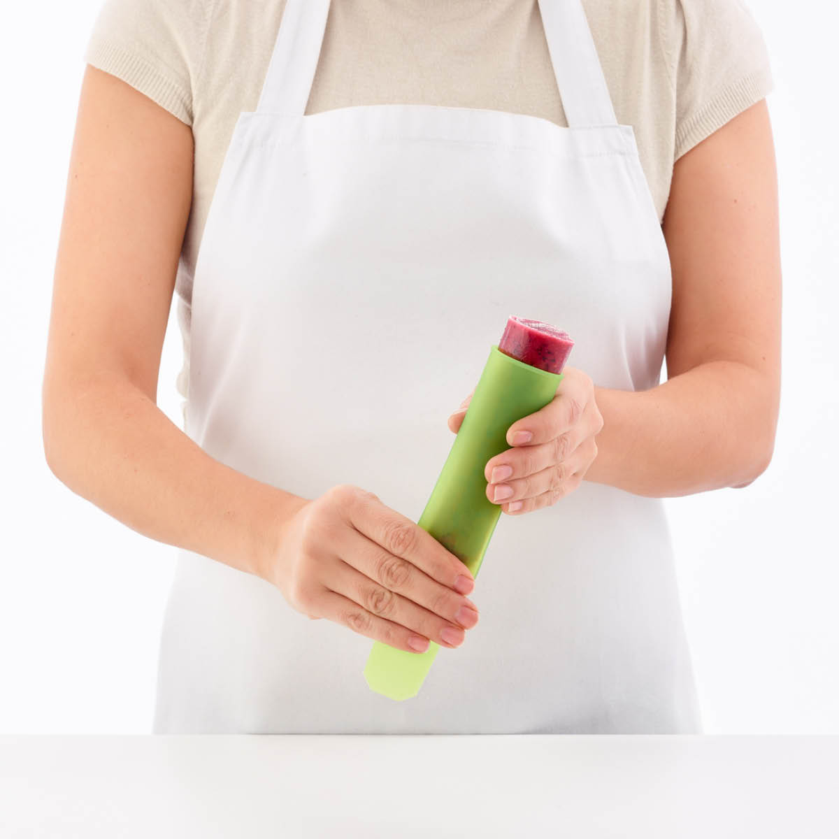 Lékué Squeeze glassform 3-pack 9 cl orange/rosa/grön