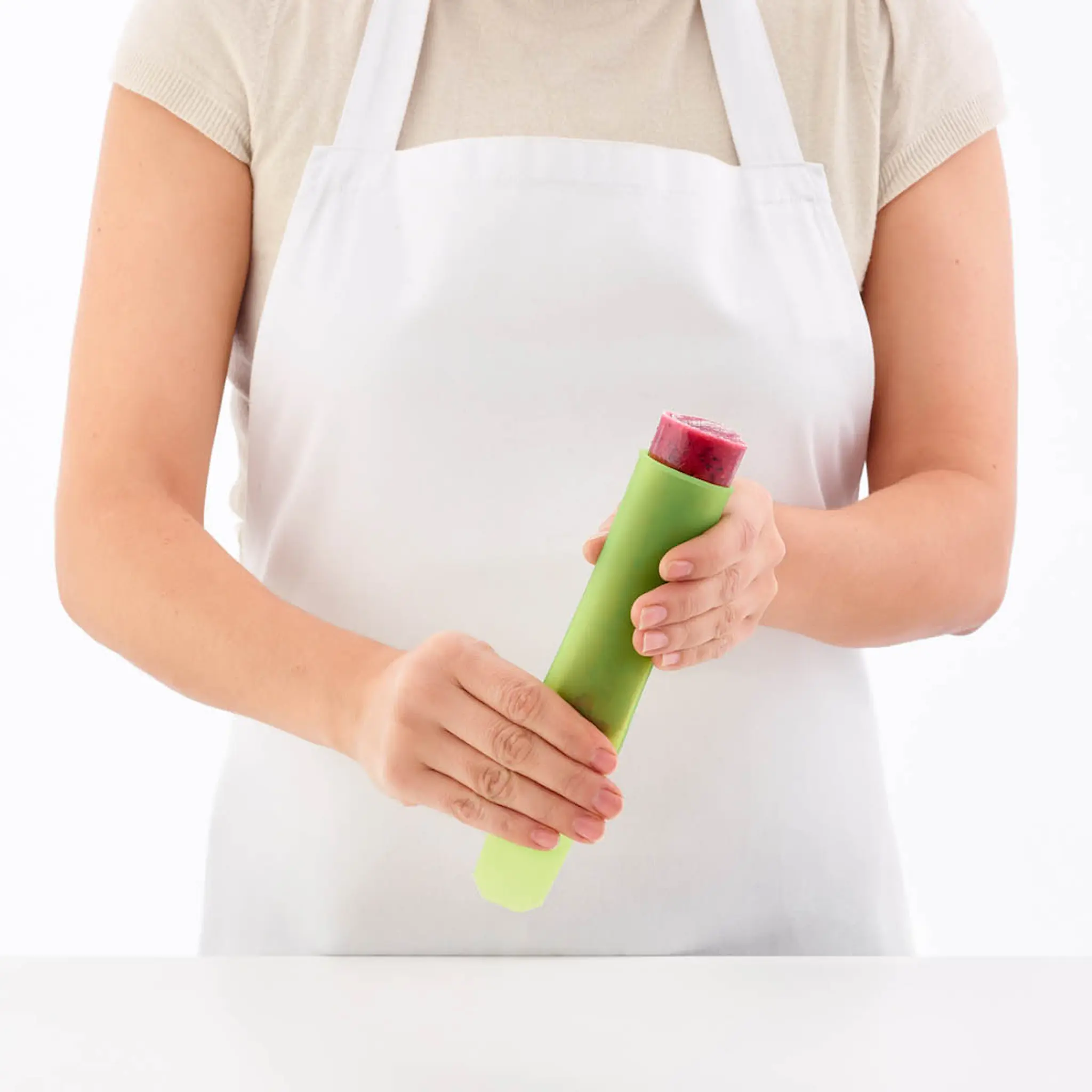 Lékué Squeeze glassform 3-pack 9 cl orange/rosa/grön