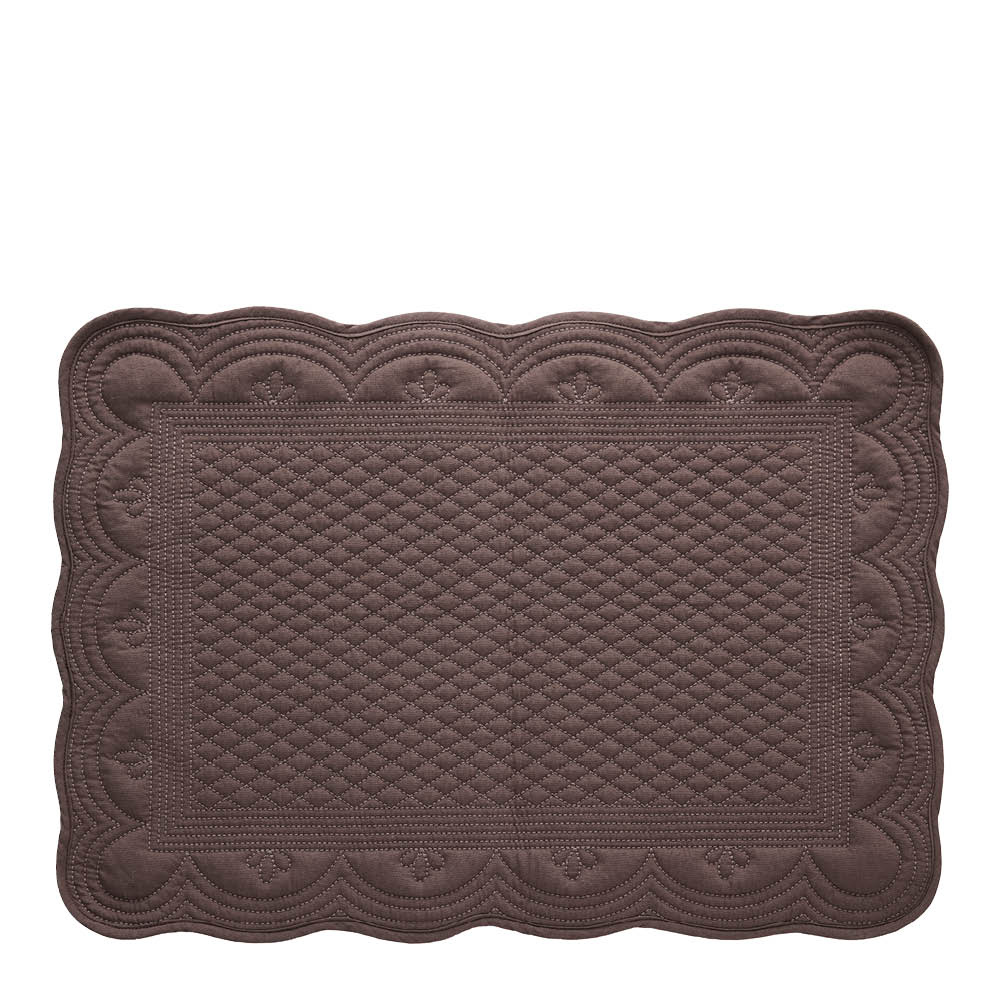 Lene Bjerre Estrid bordstablett 50x35 cm brun