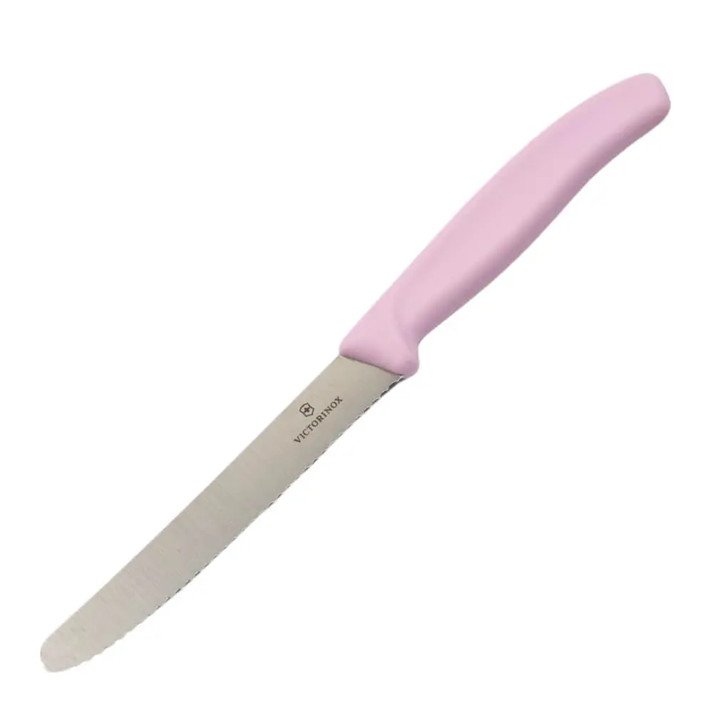 Swiss Classic tomatkniv 11 cm rosa