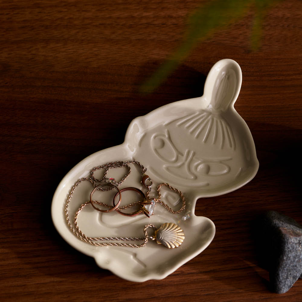 Moomin Arabia Mummi asjett 16 cm Lille My hvit/mønstret