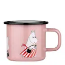Mumin emaljmugg muminmamma retro 37 cl