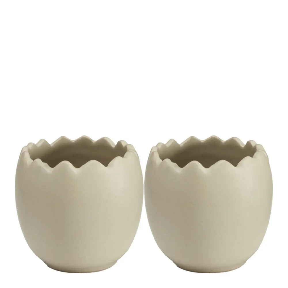 Egg Munakuppi 5,6 cm 2 kpl Hiekka