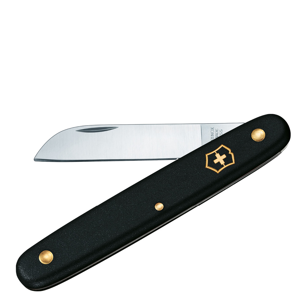 Victorinox - Garden Kukkaveitsi 9,5 cm Musta