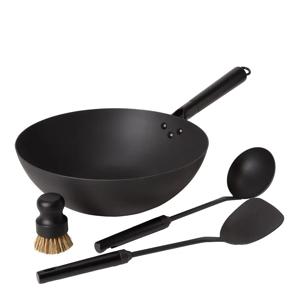 Satake Wokkipannu 32 cm + välineet