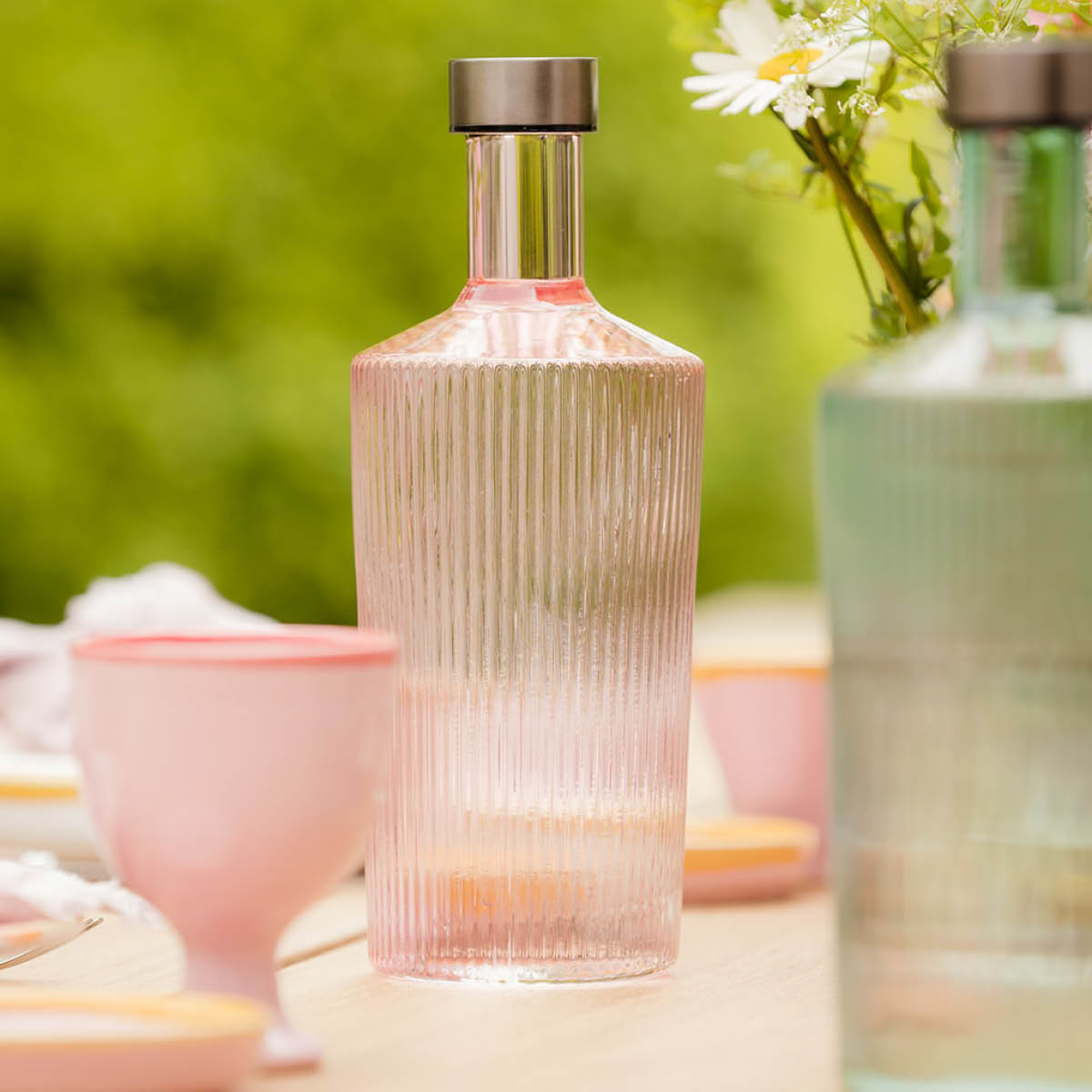 Paveau Ribbed Elegance gåvoset Pink 3 delar rosa