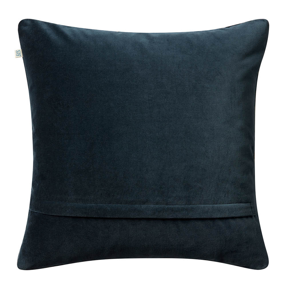 Chhatwal & Jonsson Roma tyynynpäällinen sametti 50x50 cm Sea Blue/Ruby
