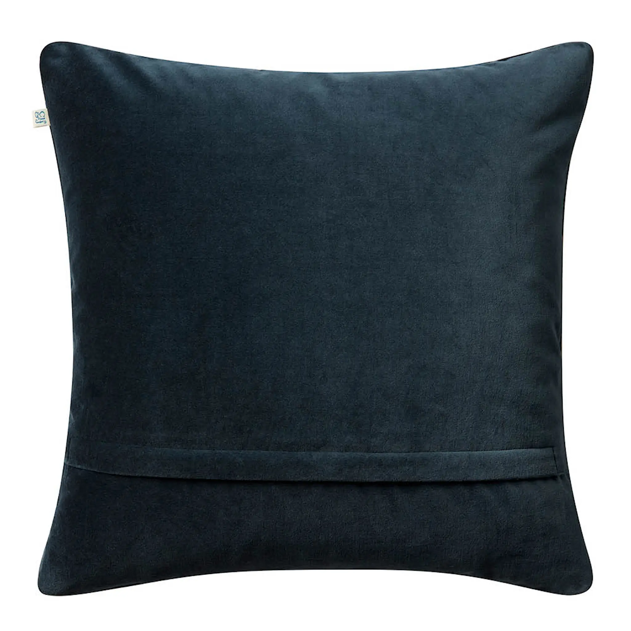 Chhatwal & Jonsson Roma tyynynpäällinen sametti 50x50 cm Sea Blue/Ruby