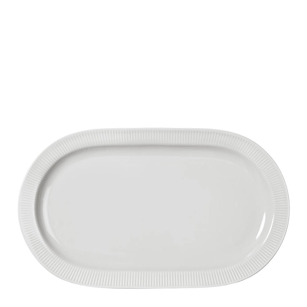 Sagaform Inka serveringsfat 34x20 cm hvit